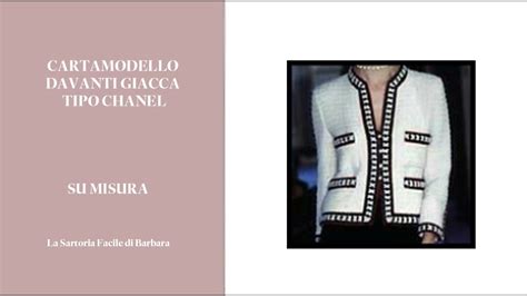 giacca tipo chanel cartamodello
